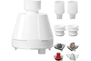 Cat Water Fountain Replacement Filter Housing & Silicone Nozzle Plug Set, Pet...