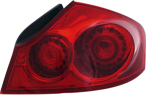 KarParts360 Para Infiniti Q40 Conjunto de luz trasera 2015 lado del pasajero  Reemplazo para IN2801118