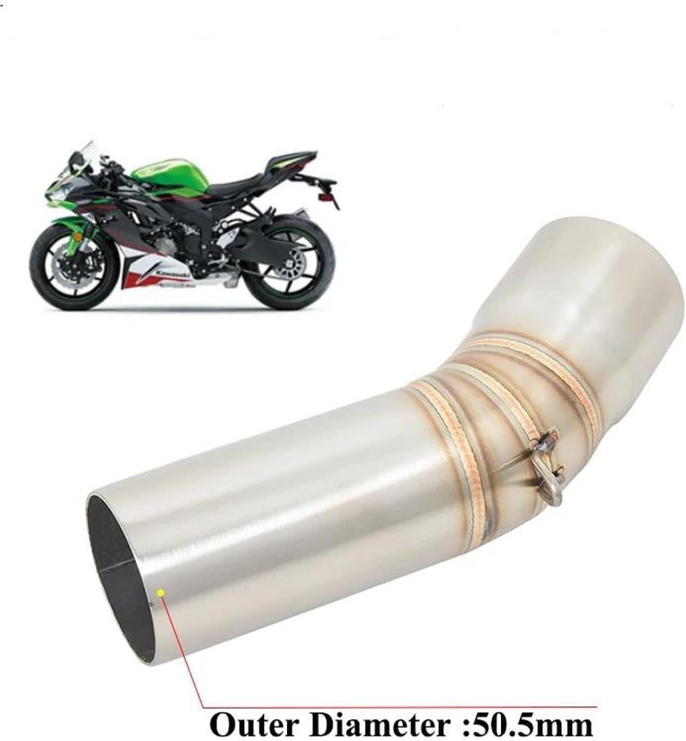 オートバイの排気管 に適合する ZX6R ZX636 ZX-6R 2009-2025