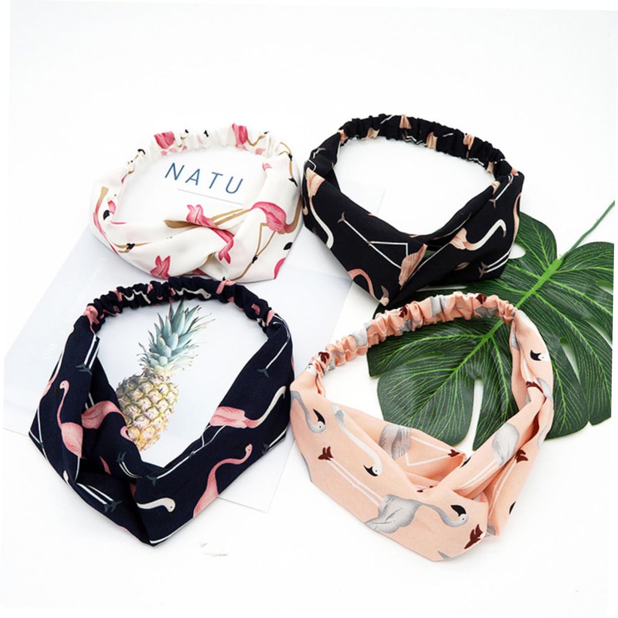 LIFKOME 18pezzi Fasce Per Flamingo Accessori Per e Ragazze Fasce Elastiche Incrociate Casual e Confezione Random