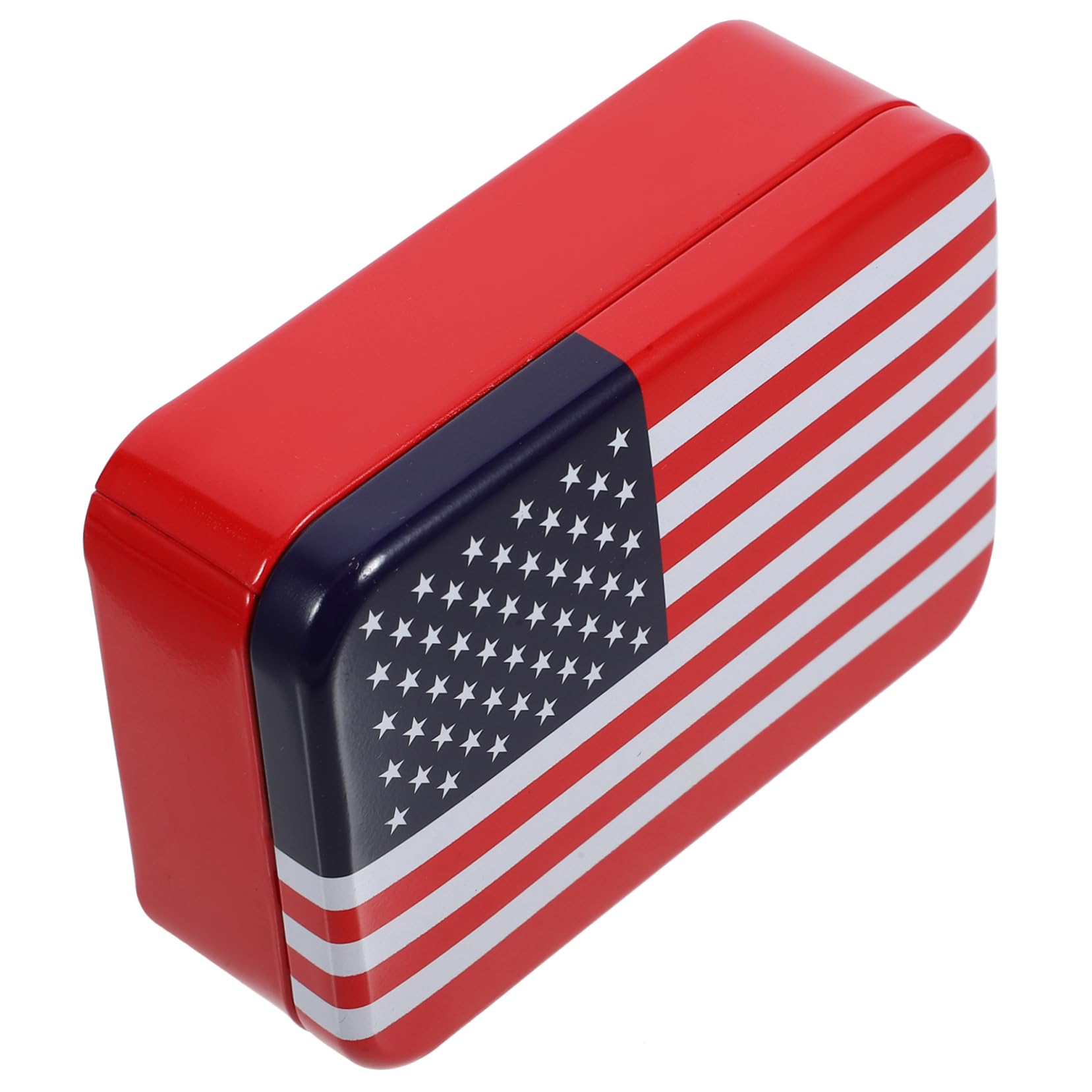 OFFSCH Independence Day Candy Box Decorative Tinplate Candy Jar for Cookies Treats Portable Storage Container for Party Favors Holiday Snacks Lightweight