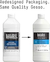 Vista 2 de Liquitex Basics Tubo mediano de Gesso para aplicación en superficies, 8.5 onzas Transparente