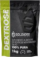 Dextrose 1Kg - 100% Puro Importado - Soldiers Nutrition