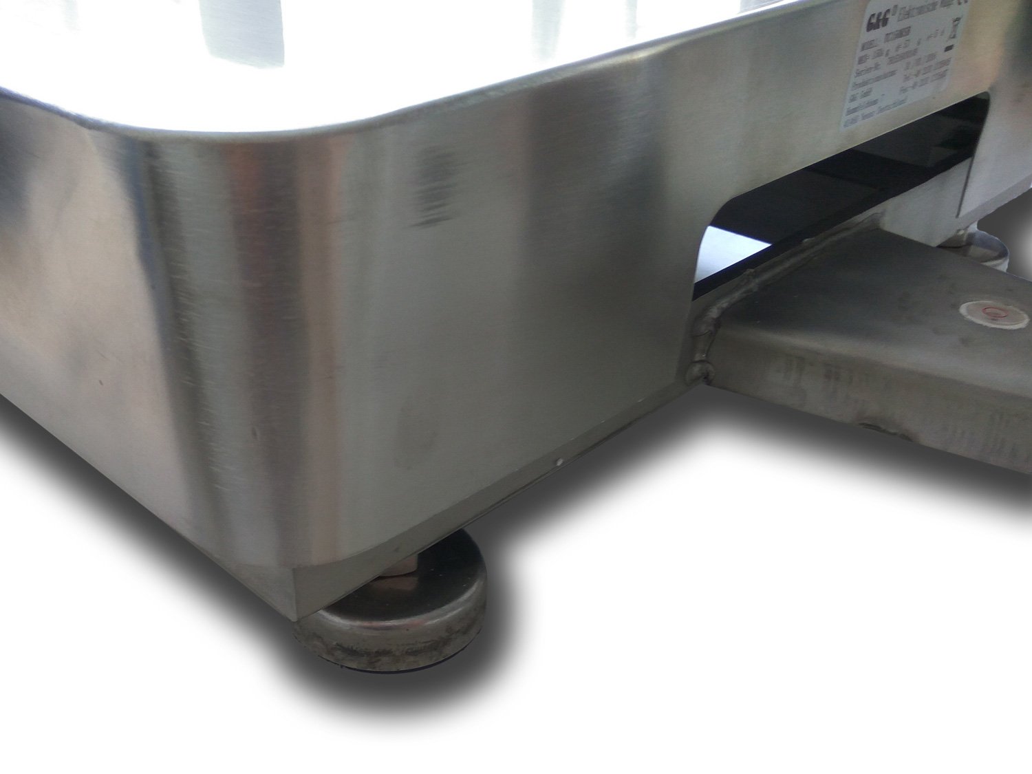G&G TC-KSB Wasserdichte Plattformwaage, 150kg/0,05kg, 40 * 50 cm Edelstahlplattform, Akku + Netzteil, Industriewaage, Fischwaage, Plattformwaage, Fleischwaage, Paketwaage