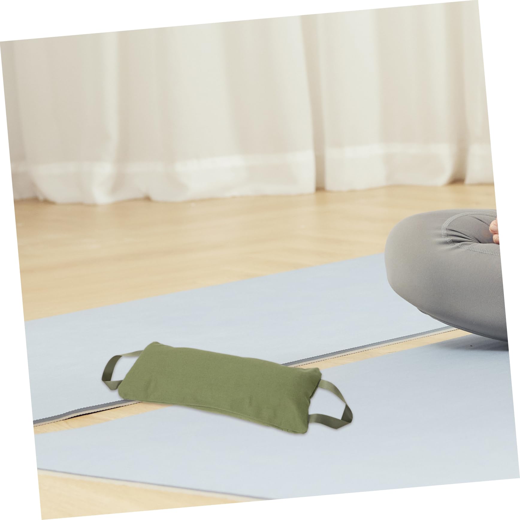 Bolsa De Arena Vacía para Entrenamiento Saco De Peso para Levantamiento De Pesas Lona Reutilizable Y Ajustable para Yoga Fitness Y Ejercicios De Piernas Exterior 19.68X8.26X0.19In