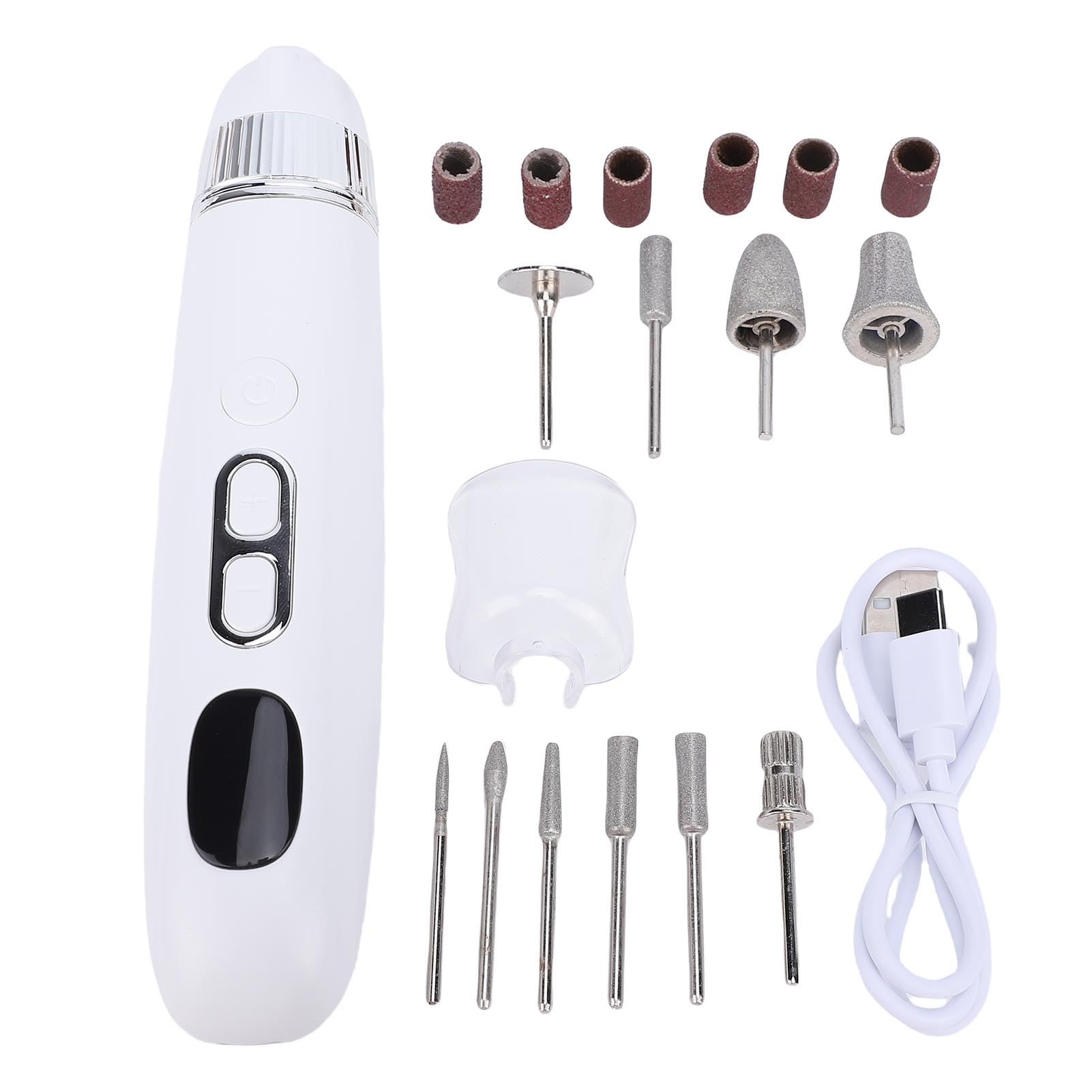 Set Trapano Elettrico per Unghie, Ricaricabile USB Manicure Pedicure