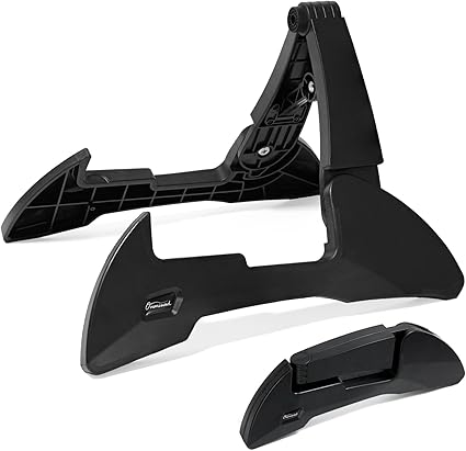 Guitar Stand, Foldable Guitar Stand with Adjustable 2-Width, Sturdy Electric Guitar Stand, Portable Acoustic Guitar Stand Compatible with Guitar, Bass, Ukulele, Banjo, Guitar Accessories Gift