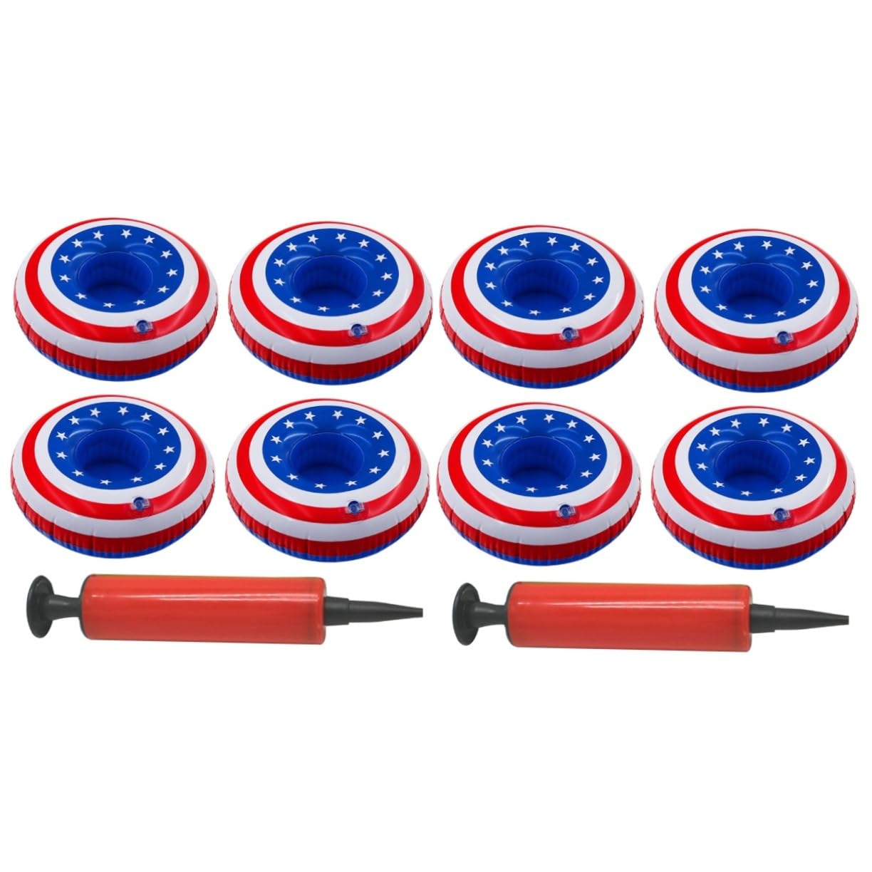 ERINGOGO10 Pcs Pack Cup Shelf Cup Holders for Drinks Glass Coasters for Drinks Swimming Flotation Water Mat Swim Mat Floating Coasters Layenjoy Swim Holder Take a Bath Toy