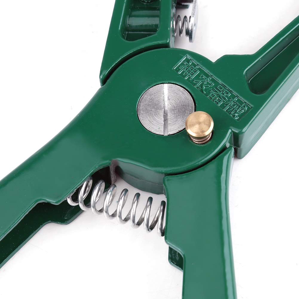 Jadeshay Pinze per Etichette per Animali Auricolari, Pinze per Marchi Auricolari con Perno di Ricambio Kit Pinza Applicatore per l'Installazione di Suini Bovini Pecore Orecchio Marchio Auricolare