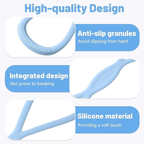 Miniatura 6 de Bandas de resistencia, figura 8, banda de resistencia para mujeres y hombres, 25 libras, banda de goma de resistencia con 8 formas, material de