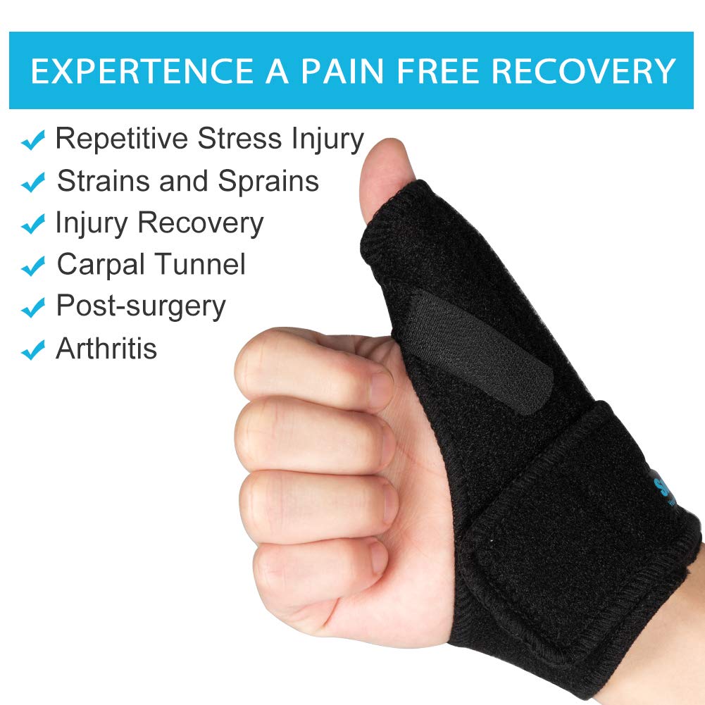 Sumifun Thumb Splint and Wrist BraceThumb Brace for Carpal Tunnel Wrist Pain Relief, Thumb