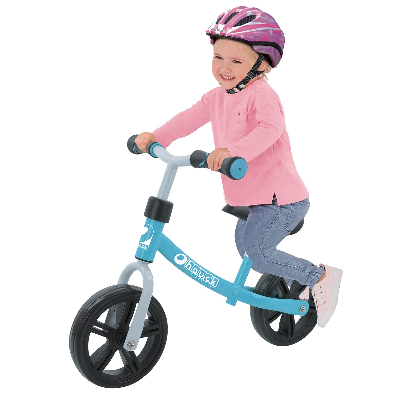 Hauck rowerek biegowy dla dzieci Eco Rider, od 2 lat, regulowana wysokość, obciążenie do 20 kg, Niebieski