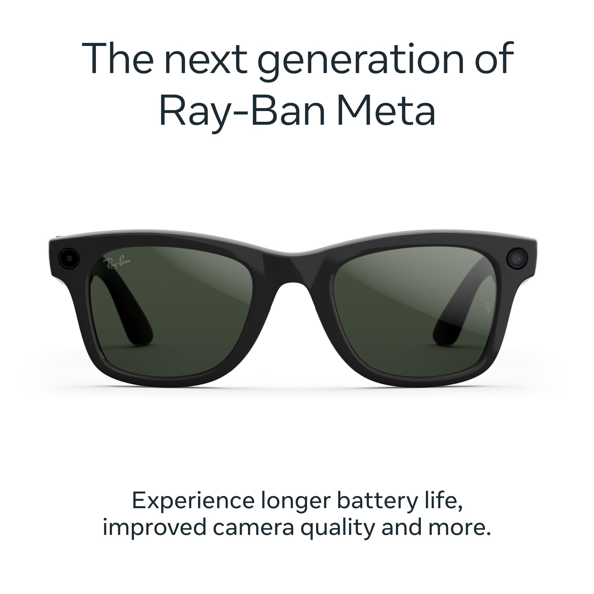 Amazon.in: Buy Ray-Ban | Meta Wayfarer (Gen 2) - Shiny Black