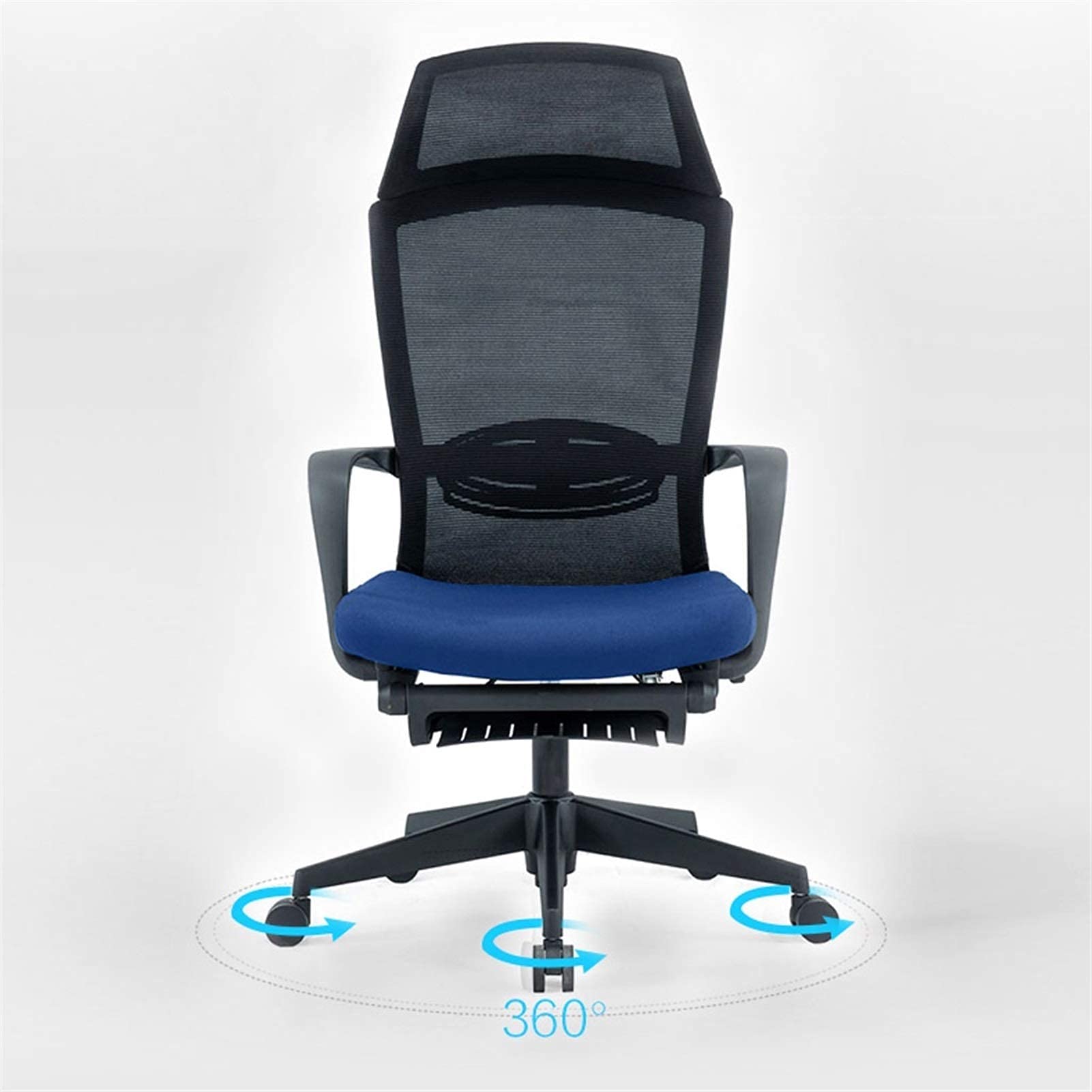 Sedia da Ufficio Sedia da Ufficio ergonomica Supporto per la Vita Sedia da Lavoro reclinabile Schienale Alto Sedia per Computer Regolabile Sedia in Rete per (