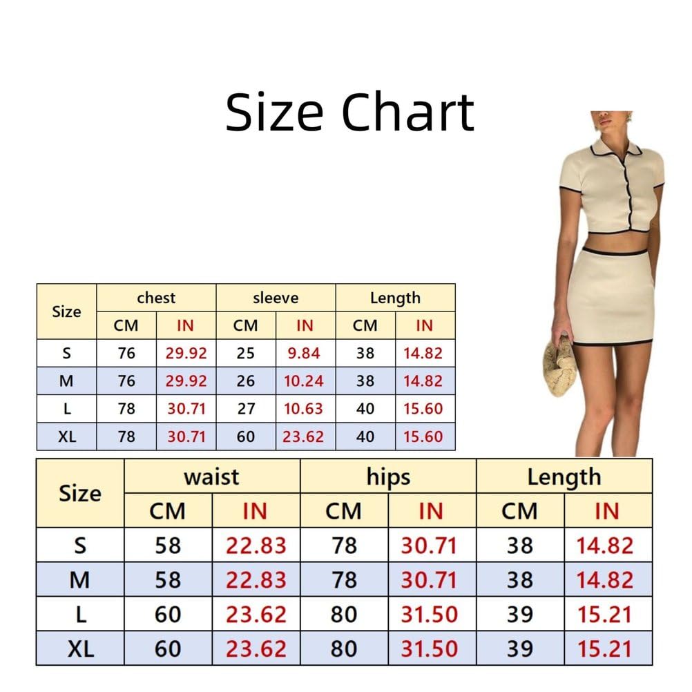 Femmes En Tricot À Manches Courtes Bouton Avant Crop Cardigan Moulant Mini Jupes 2 Pièces Au Crochet Ensemble