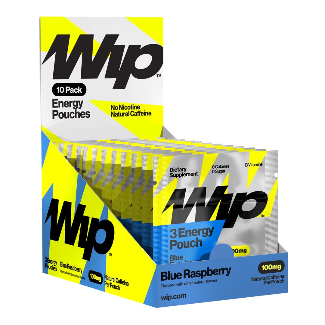 Amazon.com: Wip Energy Pouches, Travel Packs, Sugar Free, 100mg