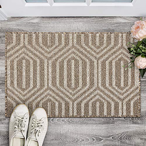Indoor Doormat, Non Slip Absorbent Resist Dirt Entrance Rug, 32”x48” Large Size Machine