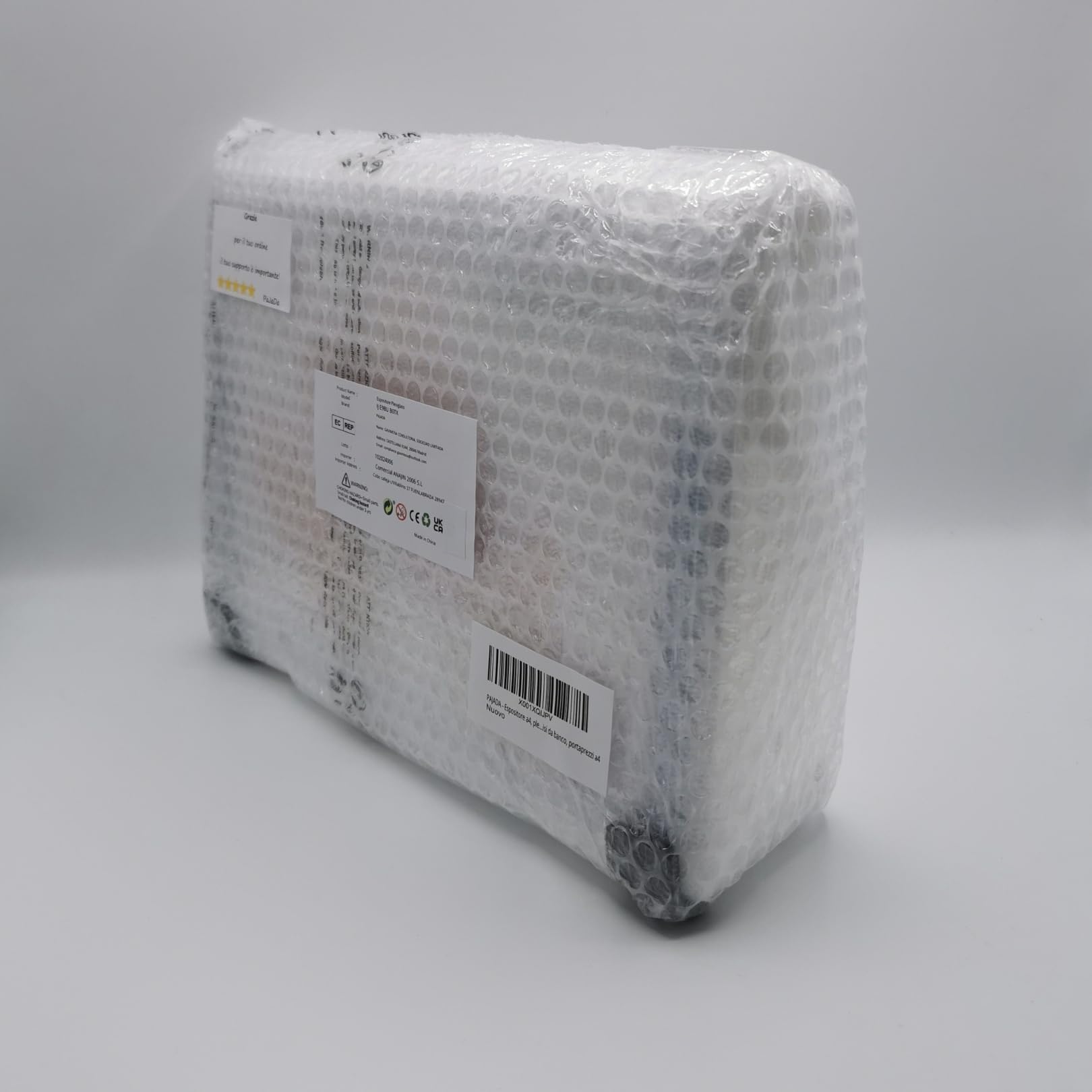 Espositori In Plexiglass 15x20 Cm - Pack Da 2, Per Menu, Prezzi O Foto, Con Base