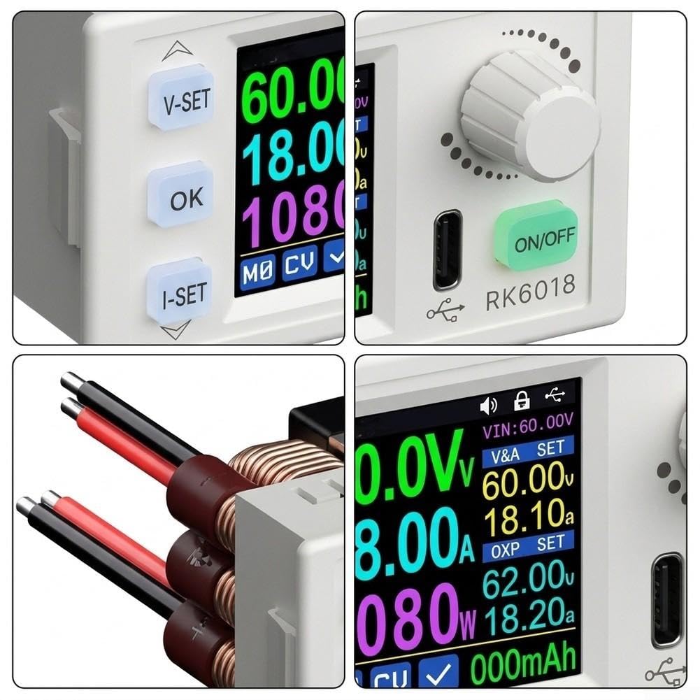 Alimentazione Regolabile 1080W Display LCD a Alimentazione