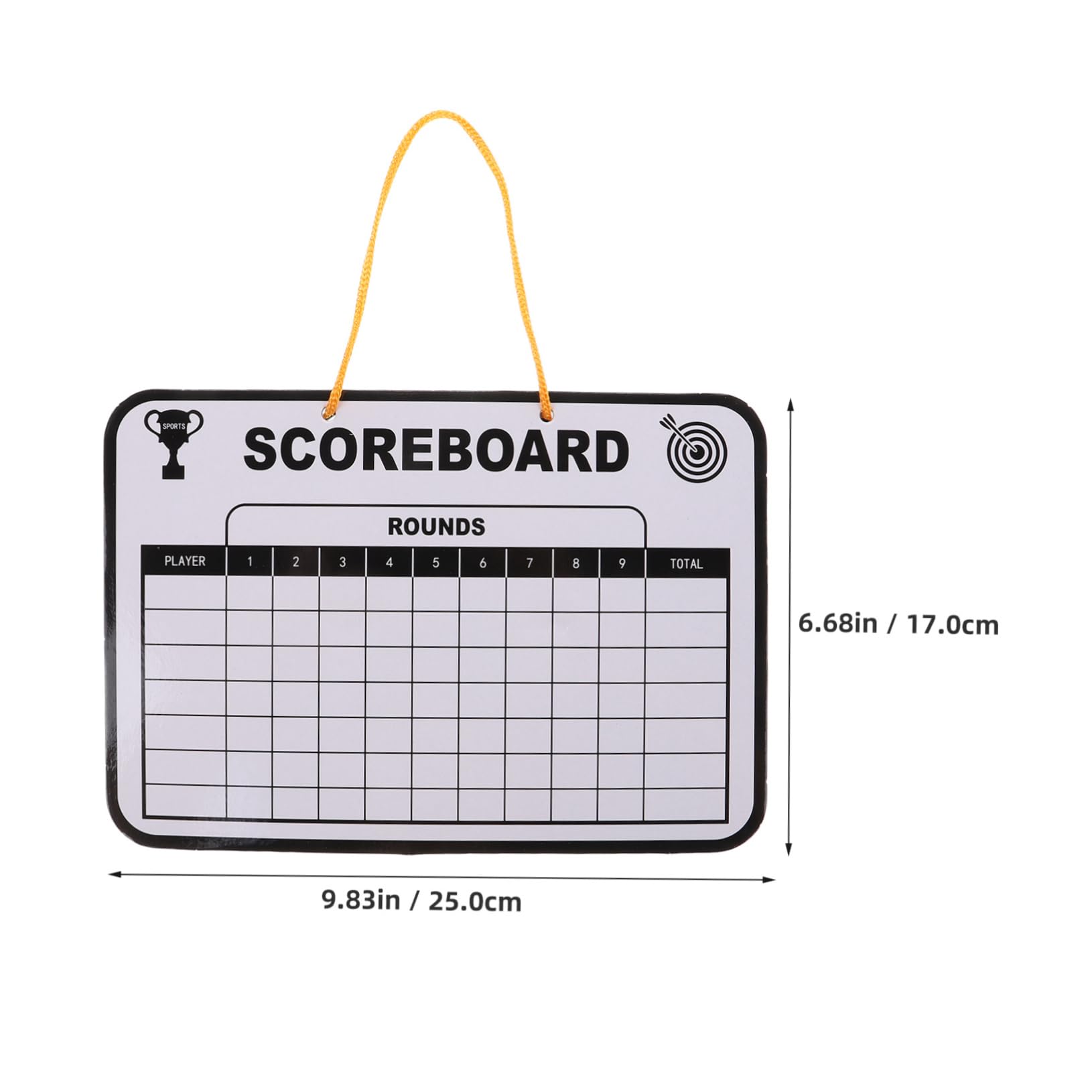 Totority Golfing Scoreboard Dual-Sided Dry Erase Board for Golfing Score Writing Practice Competition