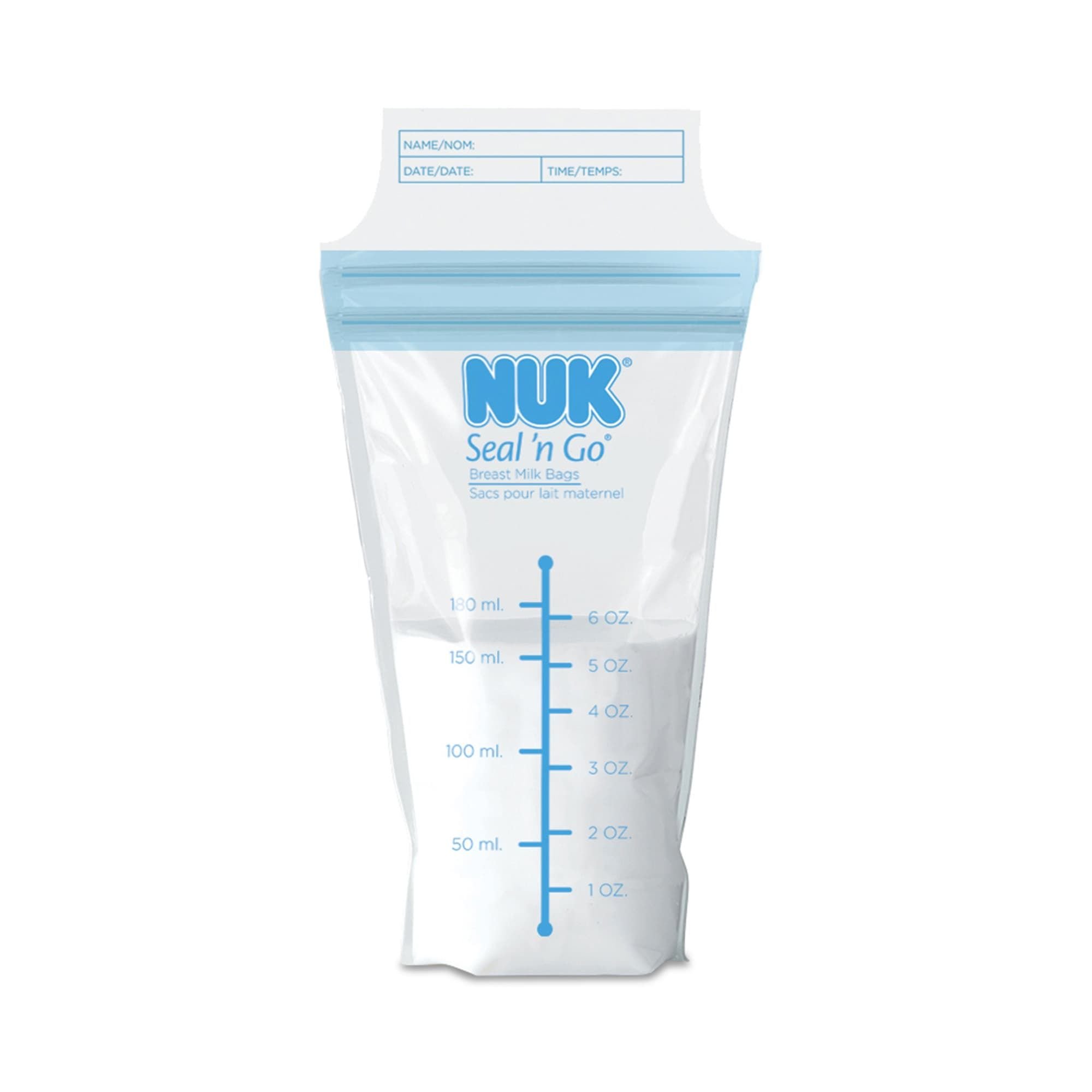 NUK Seal N' Go Breast Milk Bags, 50ct