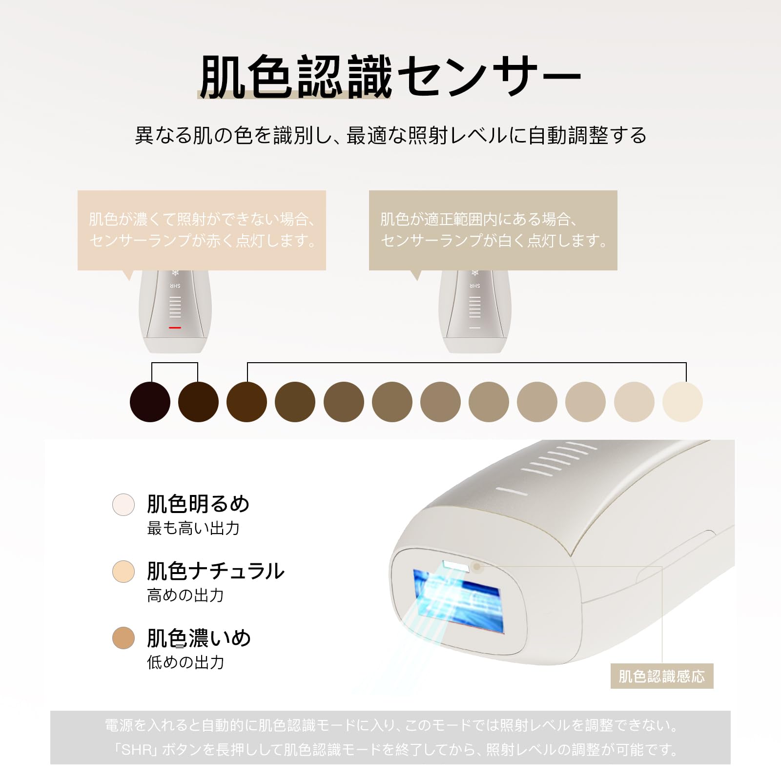 Yete（エイティー）脱毛器 【SHR6回連続照射】肌色識別機能 IPL光美容器 Amazon | Yete（エイティー）脱毛器 【SHR6回連続照射】肌色識別機能