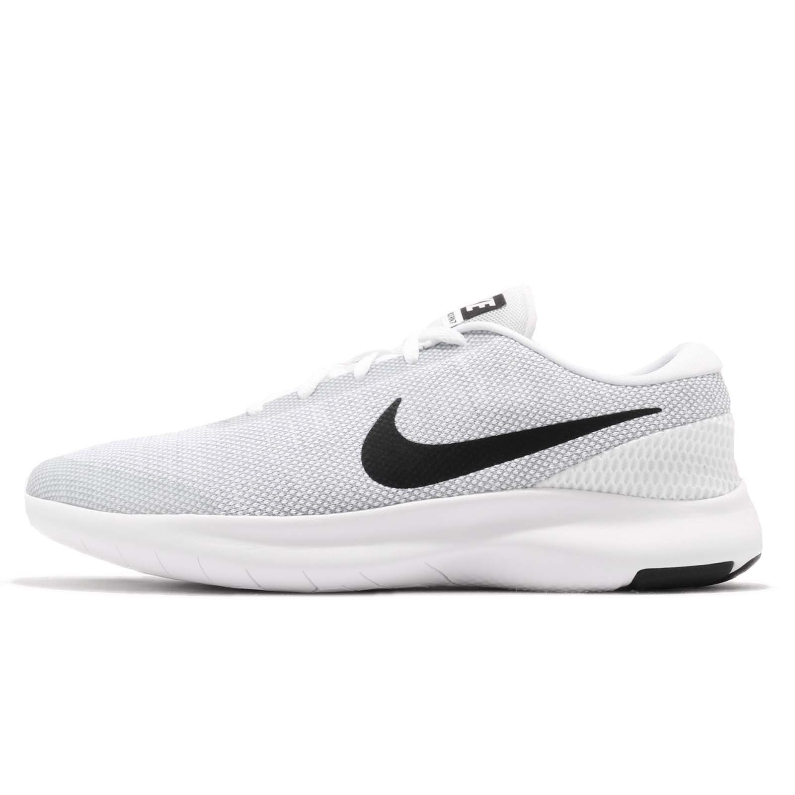 NikeMen's Flex Experience RN 7 White/Black-Wolf Grey Running Shoes (14 D US)