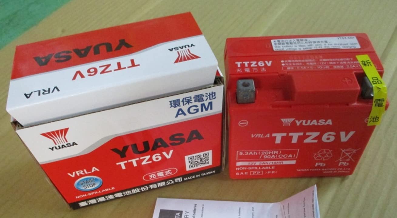 Amazon | 【台湾ユアサ/TAIWAN YUASA】VRLA バイク用バッテリー