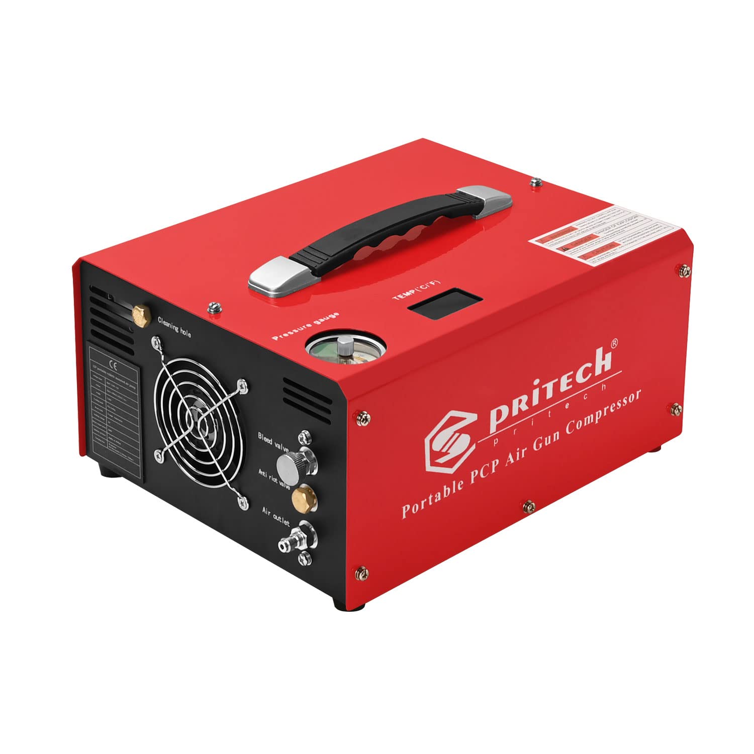 Photo 1 of Spritech TW08-R PCP Air Compressor,Auto-shutoff 4500Psi/30Mpa Oil/Water-Free Set-pressure Air Gun and Paintball Tank Pump with Water/Oil Separator,Built-in Power Adapter(110V AC or 12V Car Battery)