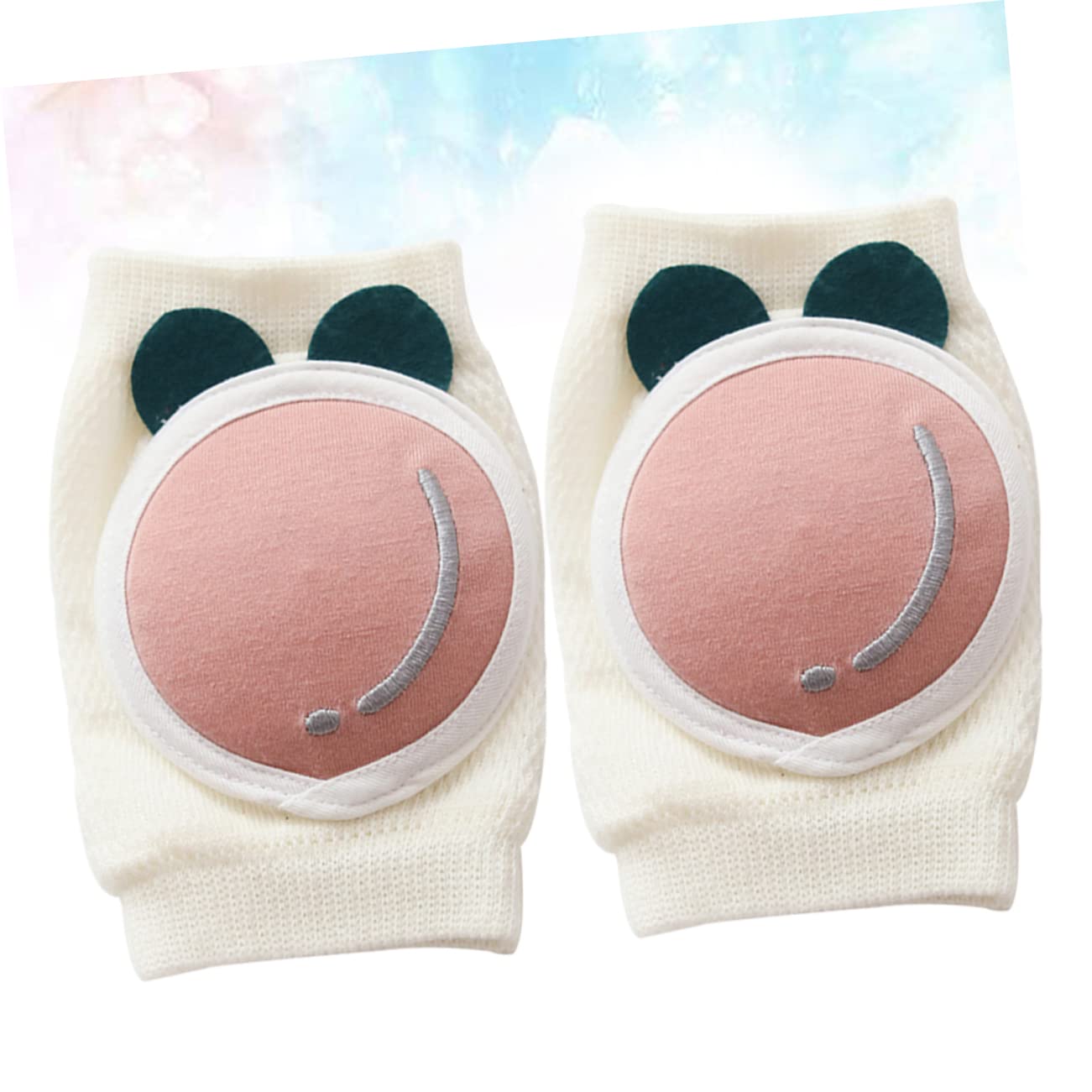 WRITWAA Summer Breathable Baby Pads 2 Pack of Fine Crafted Elastic and Comfortable Kneepads for Crawling Protect Your Little One's Knees