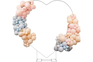 6.6Ft Heart Arch, Balloon Arch Stand