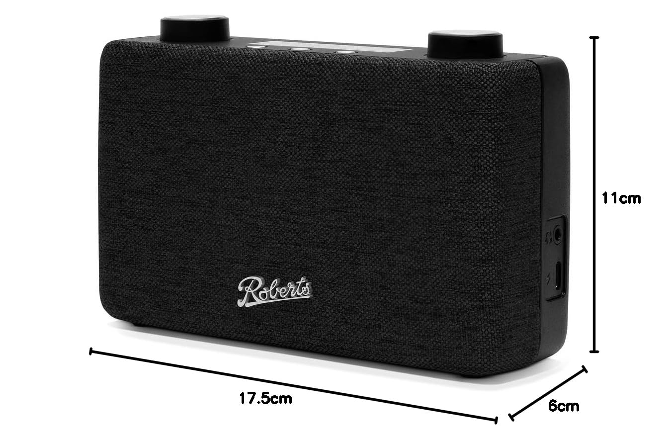Roberts PLAY11 Noir DAB+/FM Radio Portable