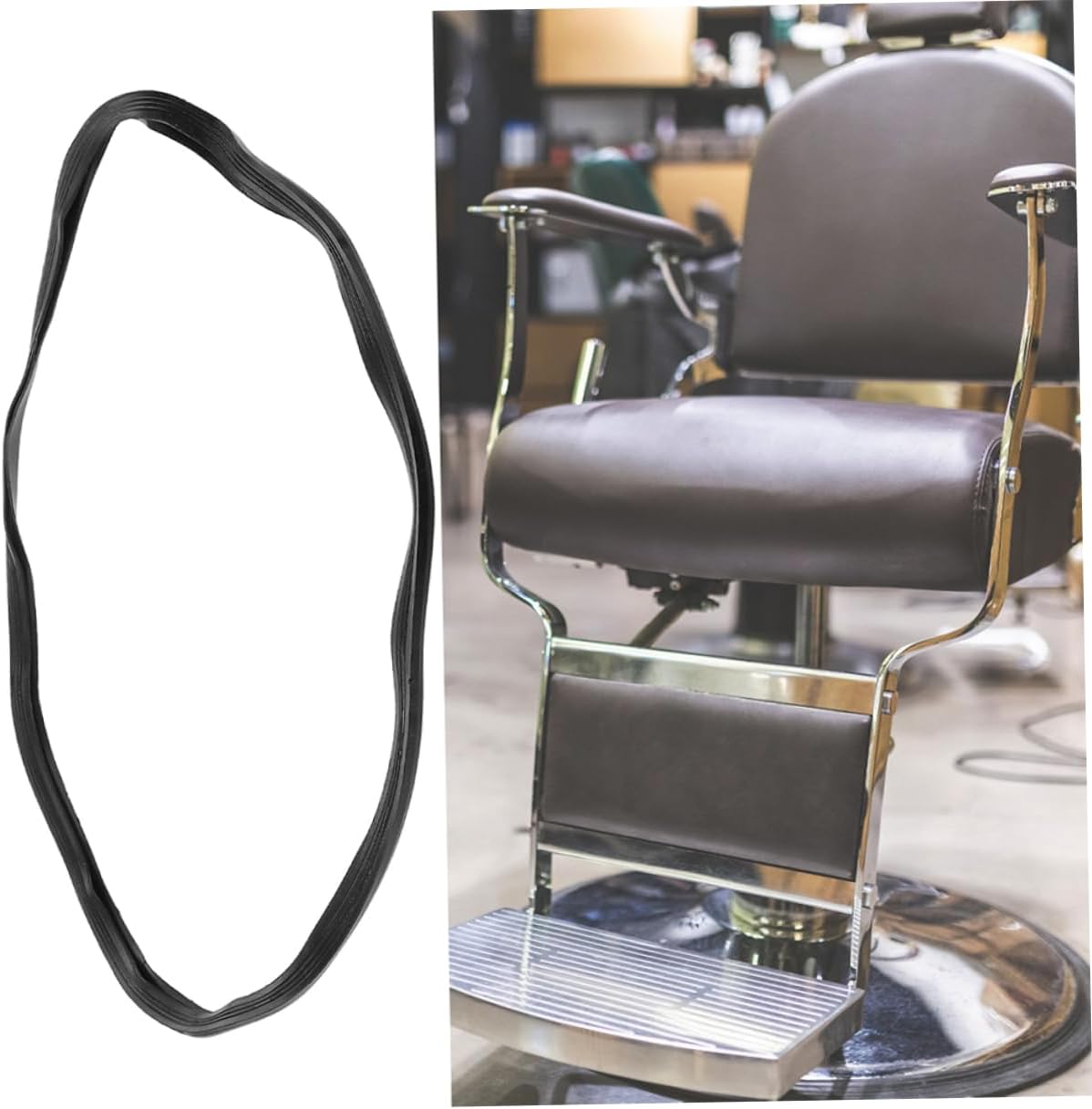 Salon Chair Base Plastic Loop Easy Installation and Stability