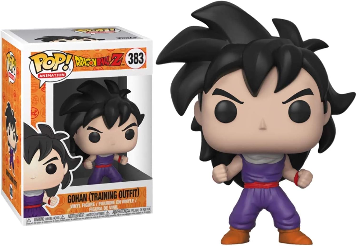 Funko Pop Animation: Dragonball Z - Gohan (Training Outfit) Collectible Figure, Multicolor