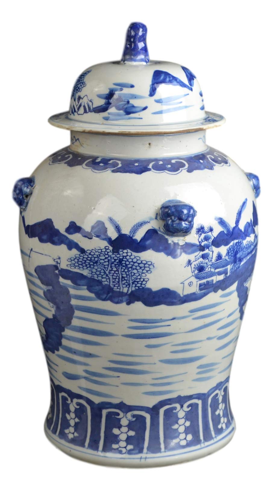19 Antique Landscape Jar L19