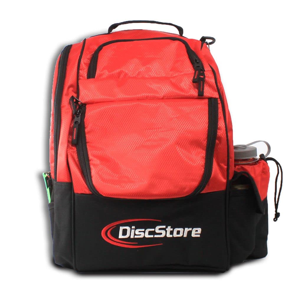 Disc Store Wanderer Disc Golf Backpack Bag - Frisbee Golf Bag, Bags For Disc Golf Discs & Disc Golf Accessories - Padded Disc Golf Bag For Frisbee Golf Disc For Travel, Disk Golf Backpack (Orange)