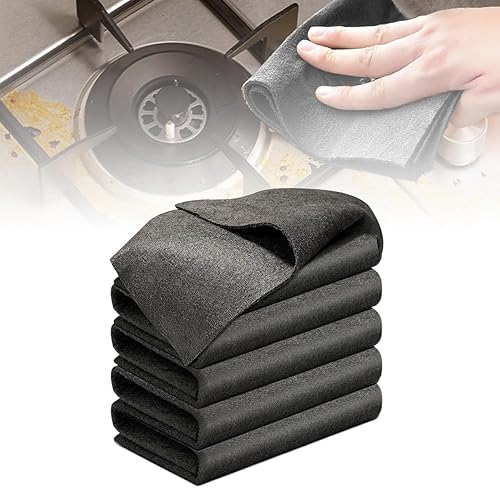 Paño de limpieza mágico grueso, 2026, reutilizable, sin rayas, paño de limpieza de microfibra, trapos milagrosos multiusos para cocina, ventana,