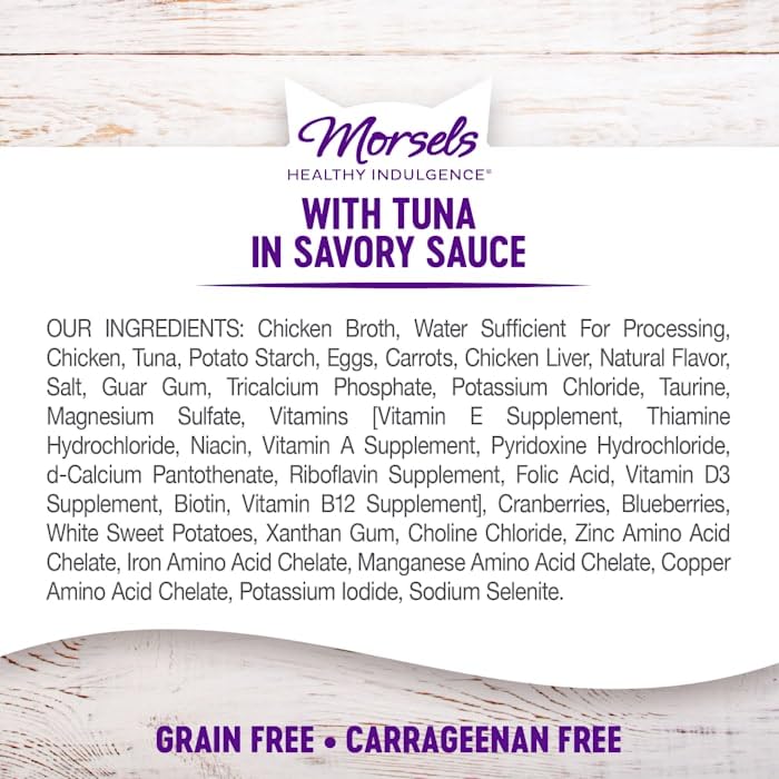 Sa-Shi Grain Free Wet Cat Food Pouches 1.76oz. Five Flavors (Tuna & Pumpkin)