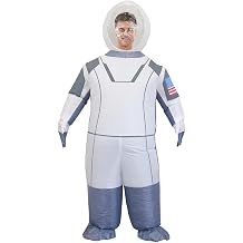 Inflatable Astronaut Costumes for Adult Funny Blow up Spaceman Suit for Halloween