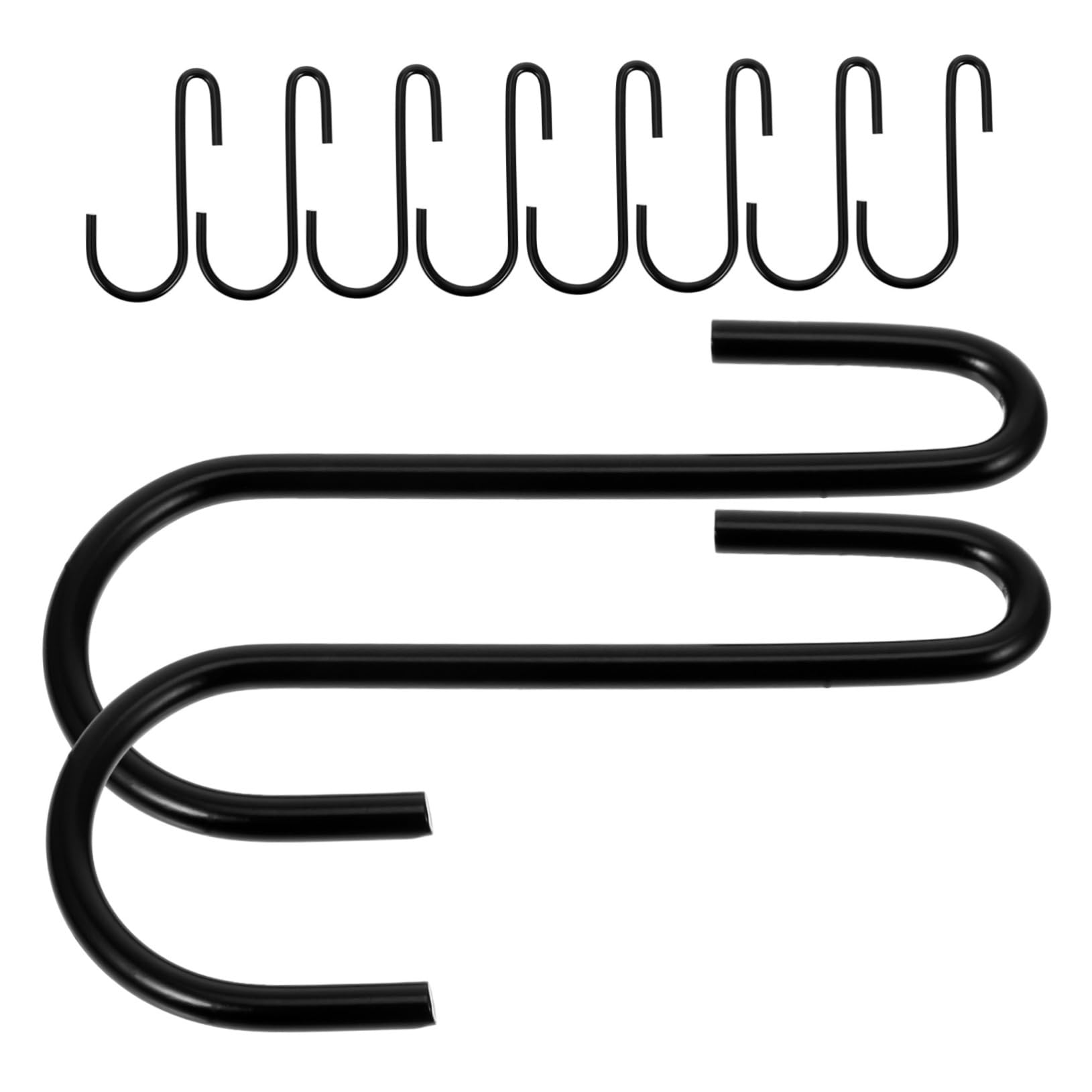 Toyvian 20pcs Heavy Duty S Hooks for Feeder Hangers Sturdy Railing Planter Hooks for Use for Hanging Plants Wind Chimes and Gardening Tools
