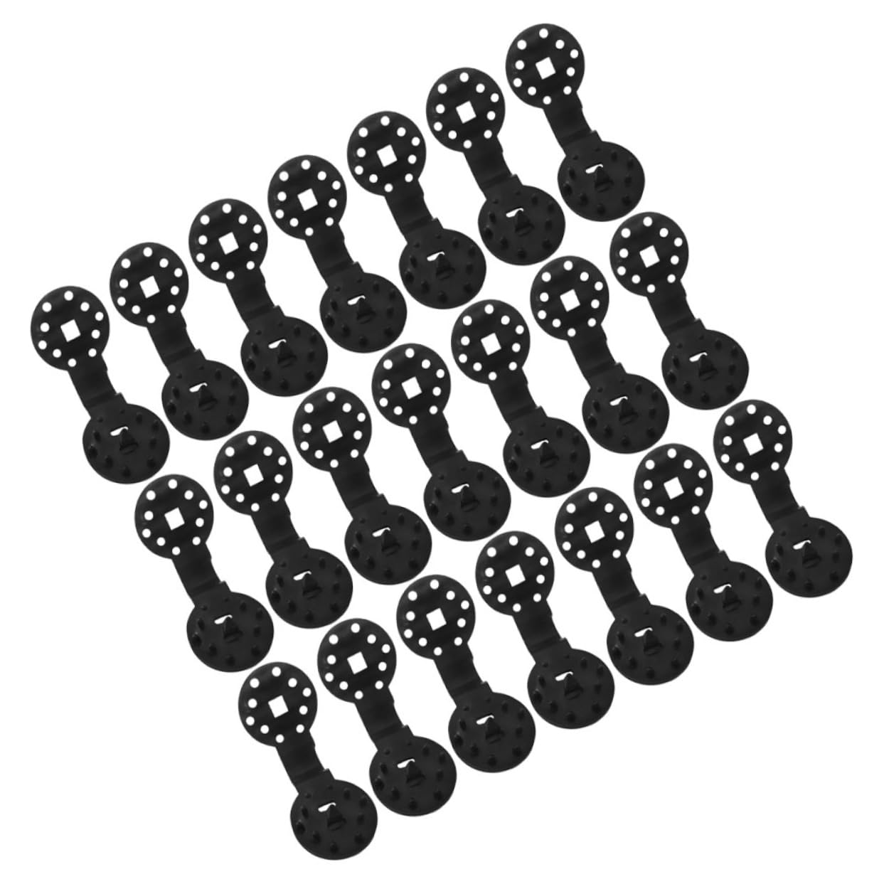 Wakauto 50Pcs Shade Cloth Clips Durable Plastic Sunshade Accessories for Greenhouse Netting Easy to Install Lock Grips for Tarps Lightweight and Weather Resistant Garden Clips