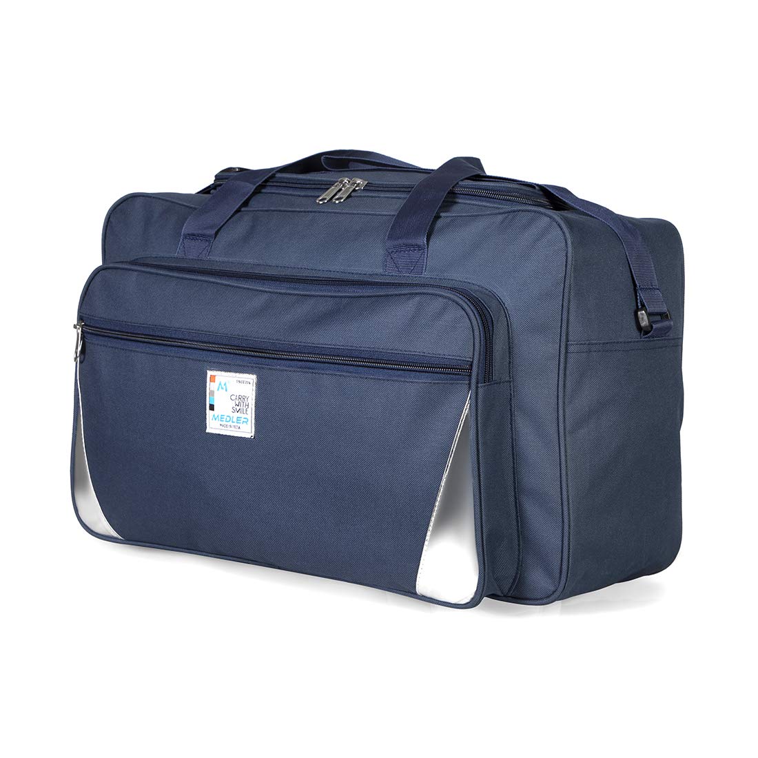 M MEDLER Kwid Polyester 32.5litres Waterproof Duffle Bag - Luggage Bag - (Navy Blue), Navy Blue, Luggage