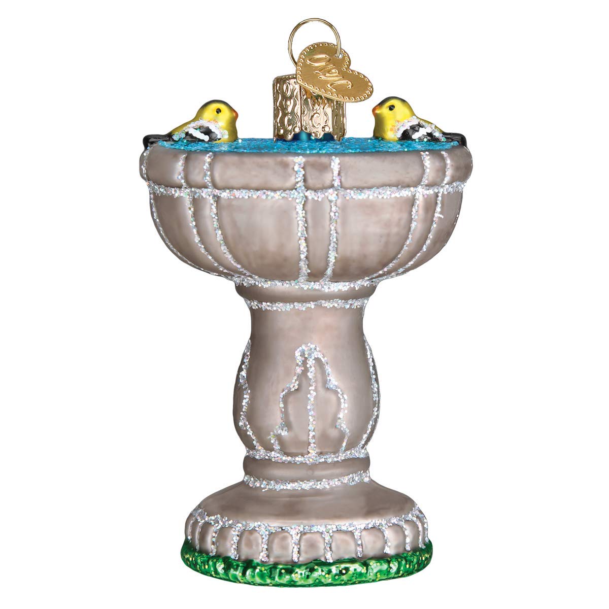 Amazon.com: Birdbath Ornament by Old World Christmas : Home & Kitchen