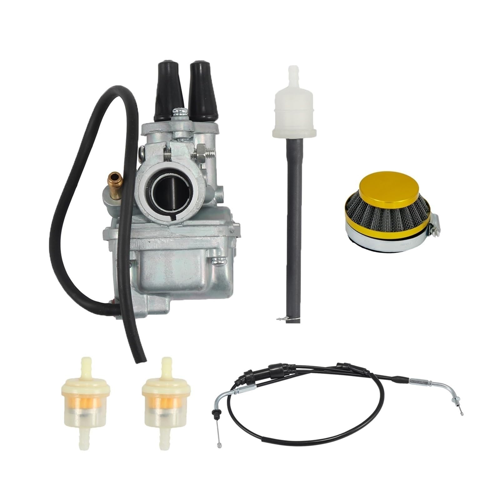 Vergaser-Kit Für Yamaha PW80 1983-2006 Vergaser Luft Kraftstoff Filter Ersetzen Drosseln Kabel