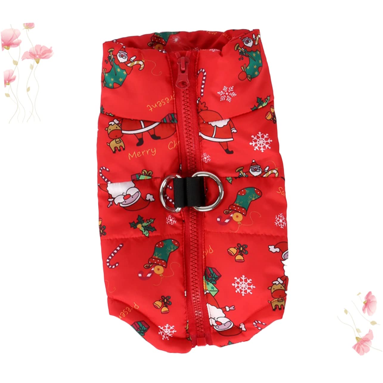 ABOOFAN 3 Piezas Abrigos de Perro de Navidad Chaleco de Invierno para Mascotas Ropa al Aire Chaleco de Algodon Abrigo de Perro protección contra la Nieve Chaqueta Abrigo de algodón