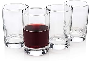 Rustic Italian Stemless Wine Glass 4-Piece Set