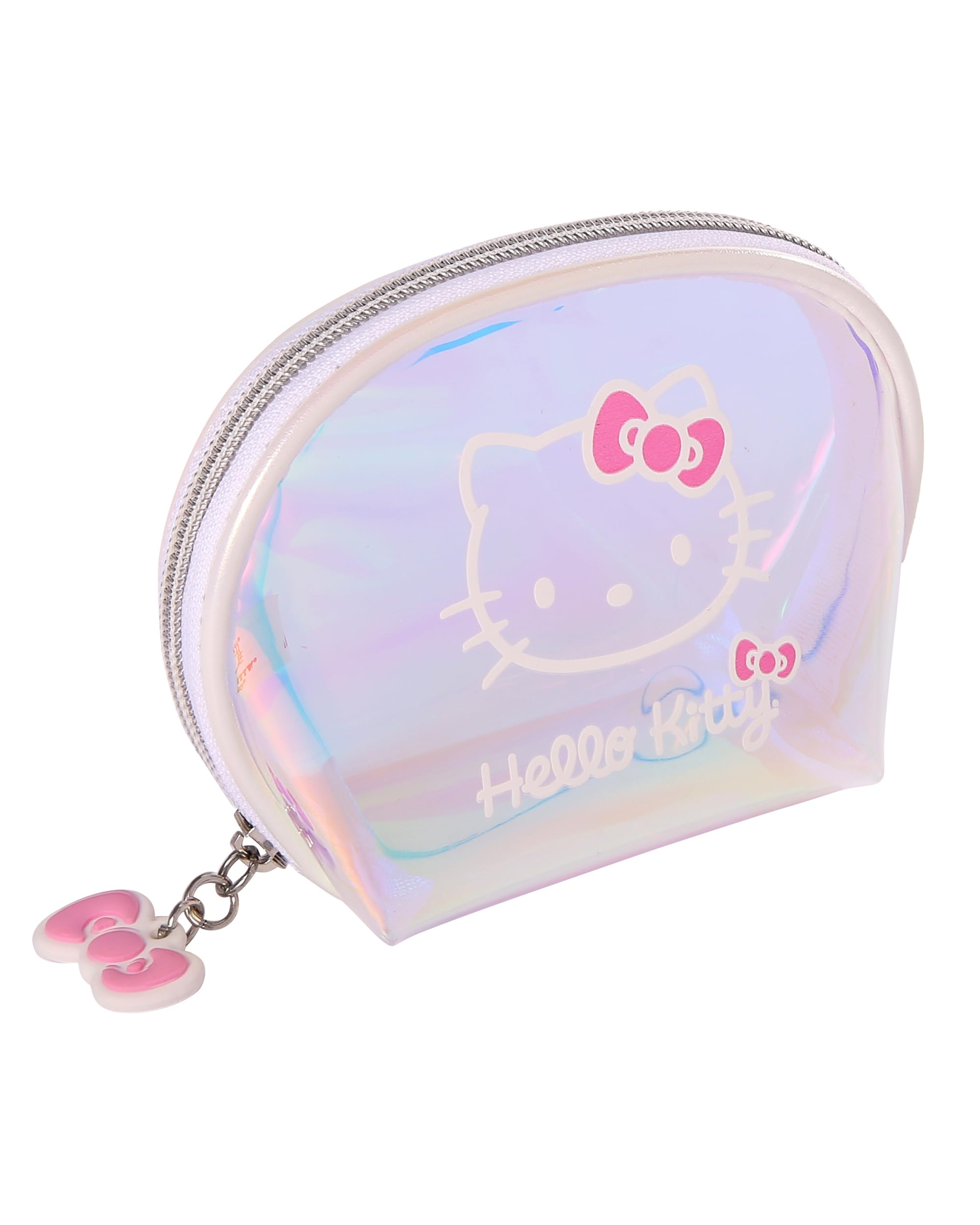 Hello Kitty Beauty case con licenza ufficiale, grande e piccola, trasparente | Borse da viaggio, graziose borse per il trucco, regali Sanrio