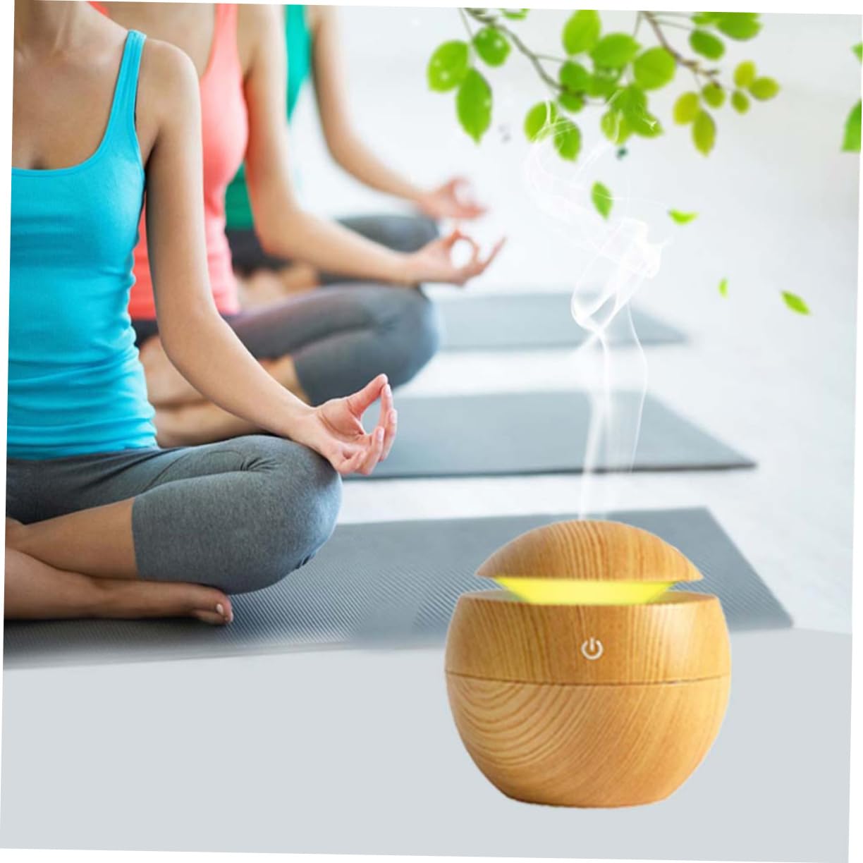 Alipis 2piezas Difusor De Aceites Humidificador Portátil De Usb Luz Led Diseño De Champiñón Para y Humidificador De Vapor Frío y