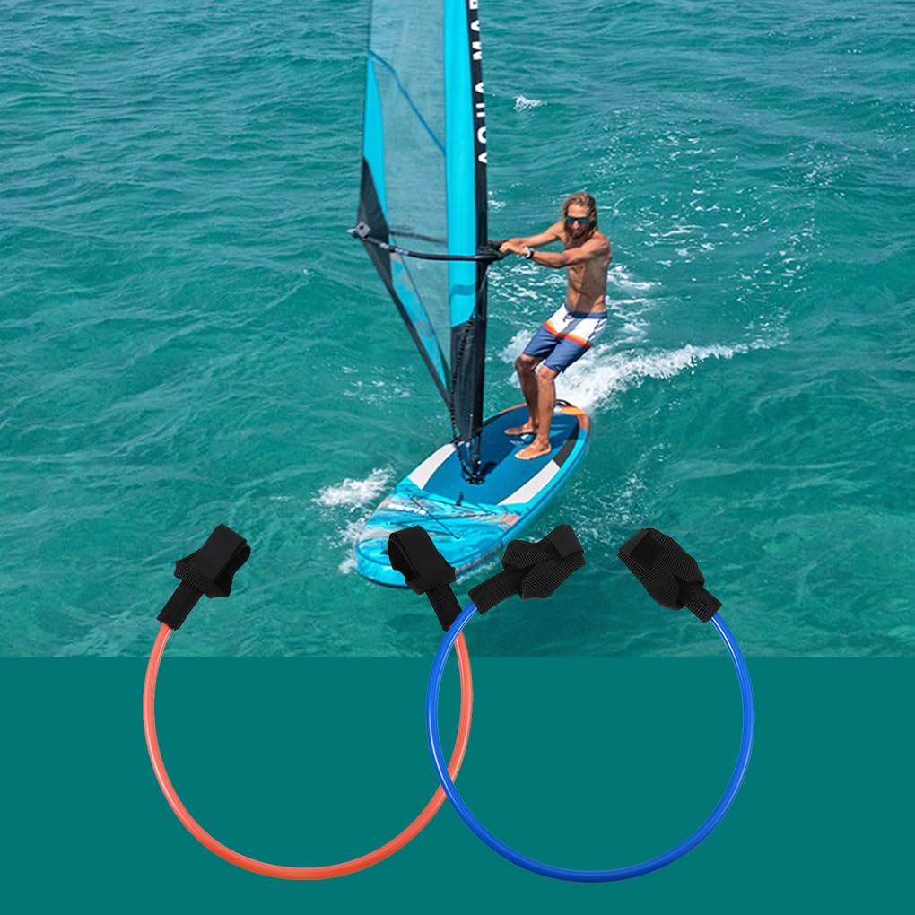 2 Stück Windsurf-Geschirr, feste Schnüre, Segelbeschläge, Festseil, Wassersportzubehör, Fixierwerkzeug, Komponente, Orange