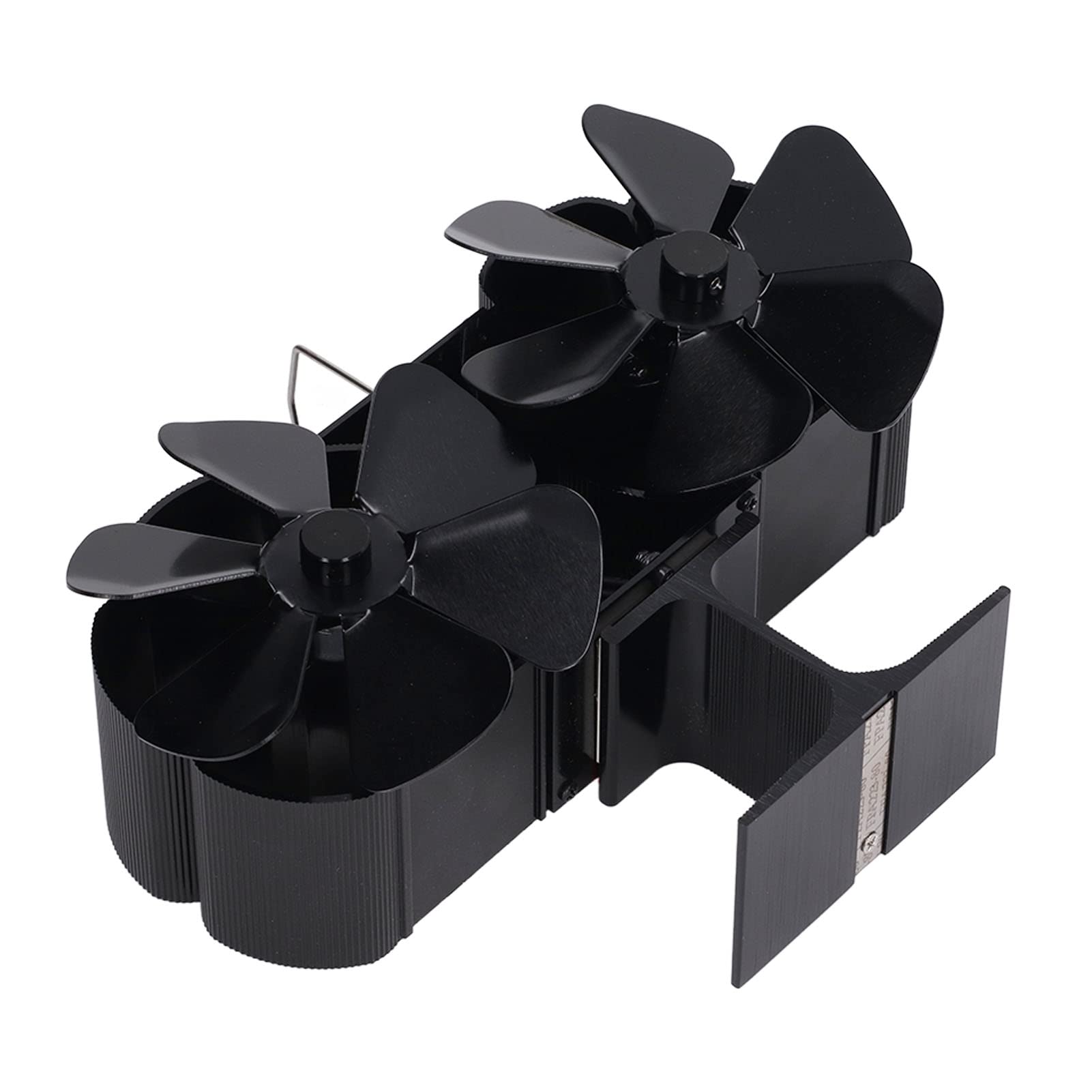 Garosa Ventilatore per Stufa a Legna 6 Pale, Tecnologia Avanzata con Velocità Maggiore e Volume D'Aria Amplificato, Design Silenzioso per Camino